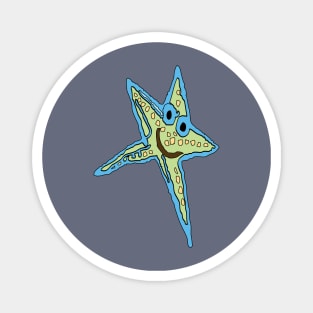 Starfish - Light Green Magnet